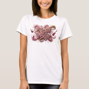 T-shirt Débardeur graphique Statement Rose READY SET POUR
