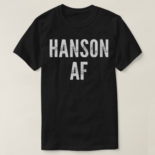 T-shirt Débardeur Hanson AF (Design devant)