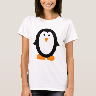 T-shirt Débardeur lunatique mignon de pingouin