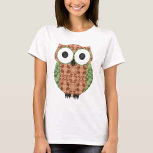 T-shirt Débardeur mignon de hibou de huée
