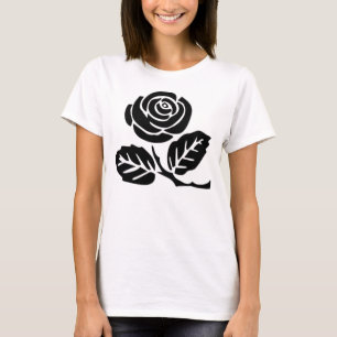 T-shirt débardeur rose noir anarchiste