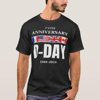 T-shirt Débarquement en Normandie 75e anniversaire Hommes 
