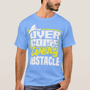 T-shirt Débarquement Le Coureur D'Obstacle Surmonte Chaque
