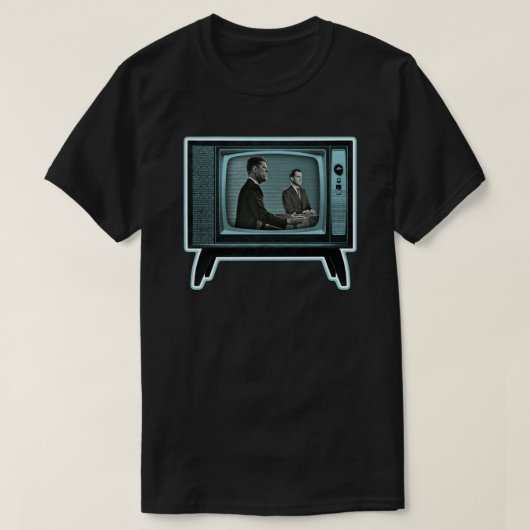 T-shirt Débat télévisé Kennedy Nixon 1960 (Design devant)