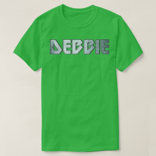 T-shirt Debbie en métal lourd (Design devant)