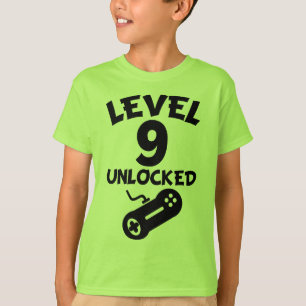 T-shirt débloqué d'anniversaire de jeux vidéo d