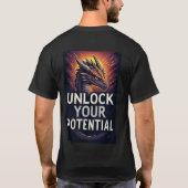 T-shirt Débloquez Votre Dragon de Potentiel (Dos)