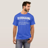 T-shirt Débogage Définition T Funny Coding Programmation (Devant entier)