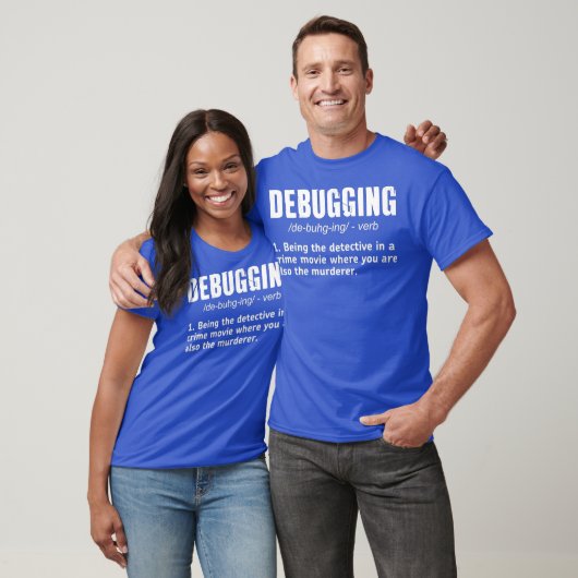 T-shirt Débogage Définition T Funny Coding Programmation (Unisexe)