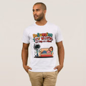 T-shirt Déboguer vos soucis un octet à la fois amusant Ai (Devant entier)