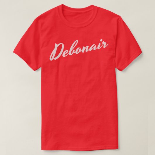 T-shirt Debonair Lettering (Design devant)