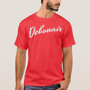T-shirt Debonair Lettering