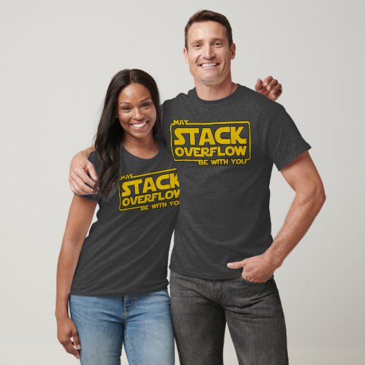 T-shirt Débordement de pile avec vous dévore java programm (Unisexe)