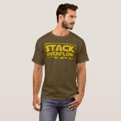 T-shirt Débordement de pile avec vous dévore java programm (Devant entier)