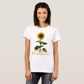 T-shirt Debout comme le tournesol (Devant entier)