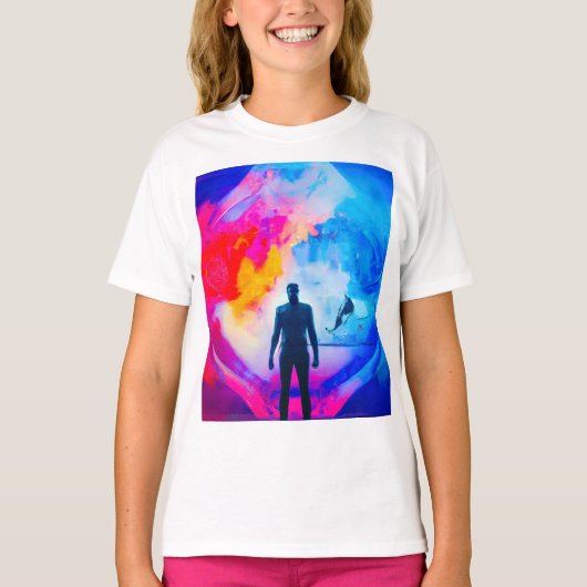 T-shirt Debout dans les couleurs (Devant)