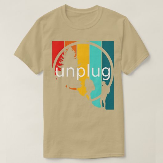 T-shirt Débrancher sur le rétroviseur du Randonnée de déba (Design devant)