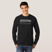T-shirt Debugging Definition Fun Programming Software Deve (Devant entier)