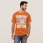 T-shirt Début avec le cadeau de vêtements du programme de (Devant entier)