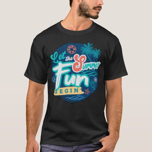 T-shirt Début des loisirs d'été (Devant)