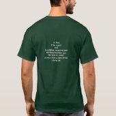 T-shirt Début/fin de sillage de Finnegans (Dos)