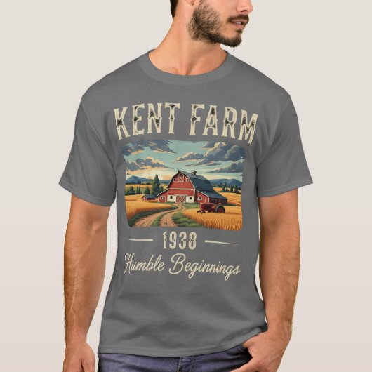 T-shirt Débuts modestes de la ferme Kent 1938 (Devant)