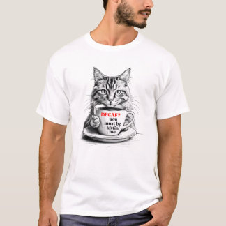 T-shirt Décaf ? Tu dois te moquer de moi.