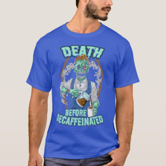 T-shirt Décaféiné Café décaféiné Zombie Café décaféiné