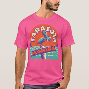T-shirt Décal Vintage voyage de Sarasota Floride