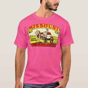 T-shirt Décal Vintage voyage Missouri Ozarks