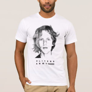 T-shirt Décalque de visage d'armée d'Olivers
