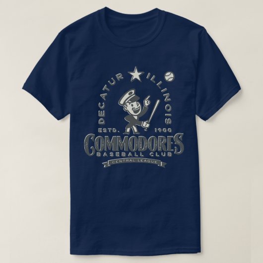T-shirt Decatur Illinois Commodores (Design devant)