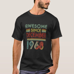 T-shirt Décembre 1968 51 Ans 51e Anniversaire Décorati