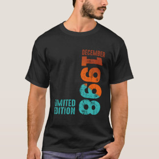 T-shirt décembre 1998 Année 1998 1998 1998 Depuis 1998