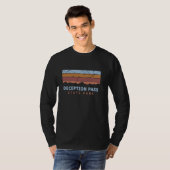 T-shirt Deception Pass State Park Washington Retro Cool (Devant entier)
