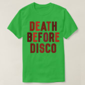 T-shirt Décès avant disco (Design devant)