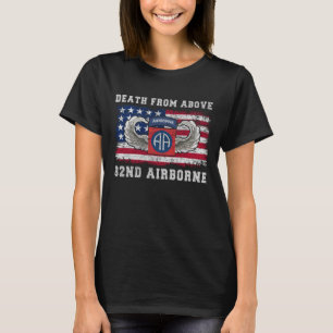 T-shirt Décès d'au-dessus du 82e parachutisme de la divisi