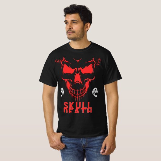 T-shirt Décès du crâne (Devant entier)