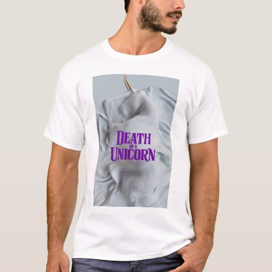 T-shirt Décès d'une licorne (Devant)