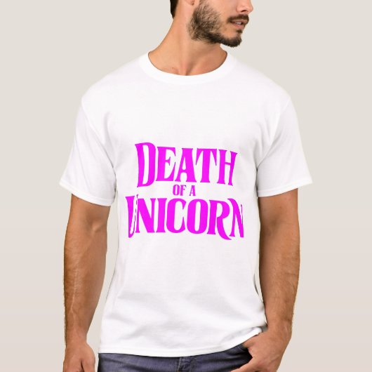 T-shirt Décès d'une licorne (Devant)