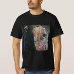 T-shirt Décès et vie par Gustav Klimt Art Nouveau Vintage<br><div class="desc">Death and Life (1908) de Gustav Klimt est une peinture d'art vintage de l'époque victorienne Symbolisme qui présente deux parties distinctes, Life and Death. Sur la gauche, la mort est représentée par une faucheuse sombre classique au crâne moussant, recouverte d'une robe sombre ornée d'une croix religieuse. Sur la droite se...</div>