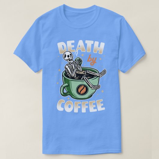 T-shirt Décès par café vert v2 (Design devant)