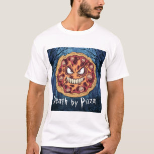 T-shirt Décès Par Pizza