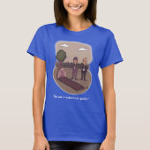 T-shirt Décès que nous pouvons bleu (Devant)