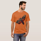 T-shirt Décès Tête Moth (Devant entier)