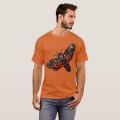T-shirt Décès Tête Moth Premium (Devant entier)