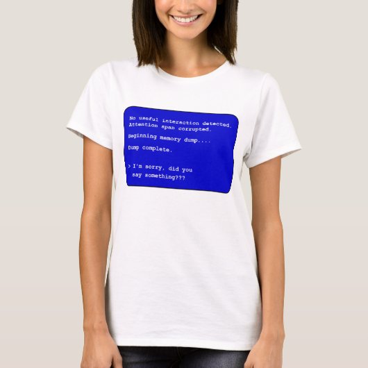 T-shirt Décharge de mémoire - femmes (Devant)