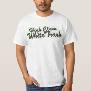 T-shirt Déchets blancs de première qualité