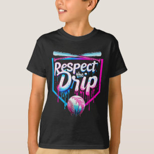 T-shirt Déchets De Baseball Pour Garçons Hommes Crème Glac