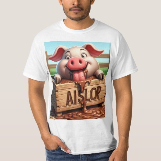 T-shirt Déchets de l'IA ! (Devant)